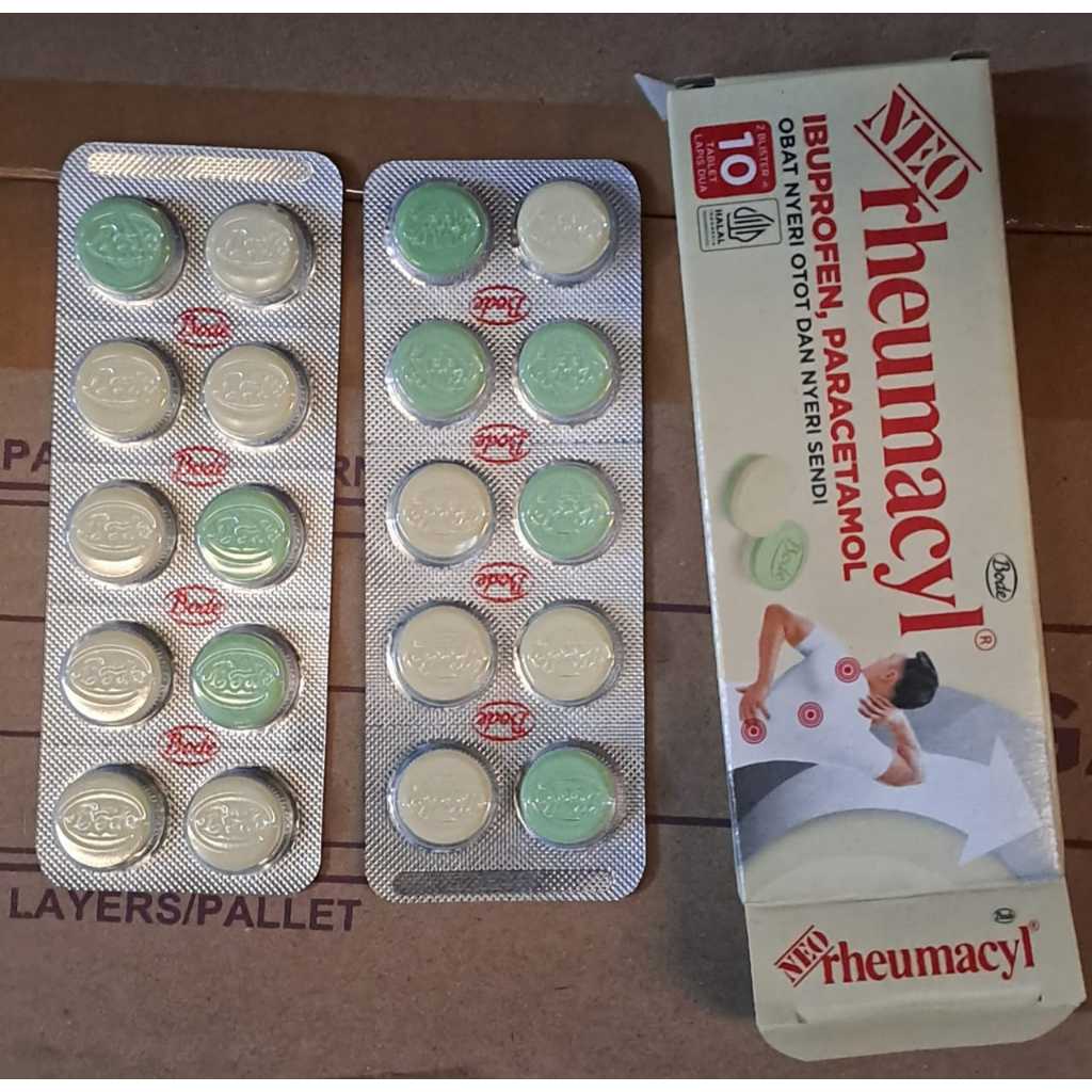 Jual NEO RHEUMACYL Pak isi 2 Blister(20 tablet)-Obat Nyeri Otot dan ...