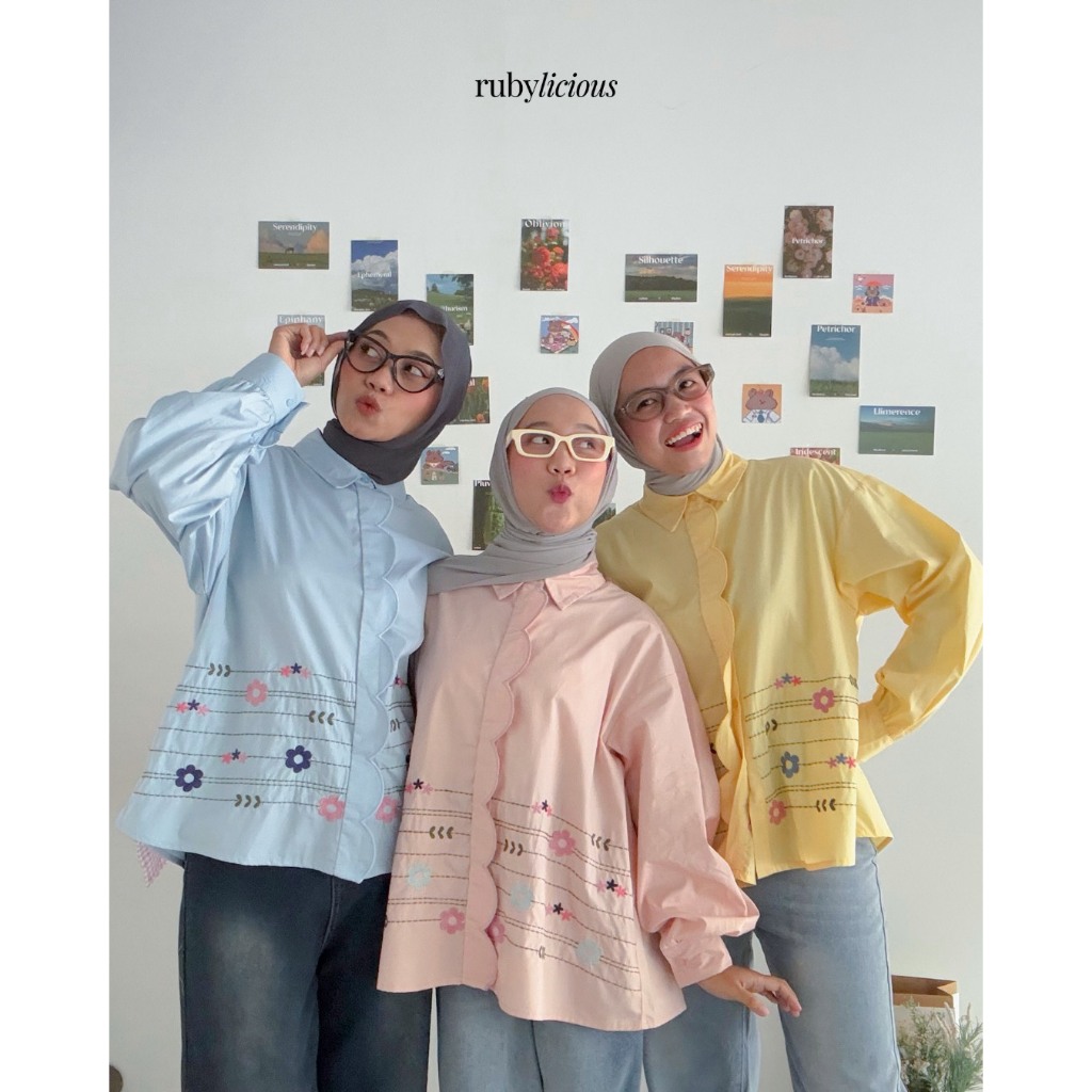Jual Myrubylicious BIYA SHIRT KODE 3303 | ATASAN WANITA | Shopee Indonesia