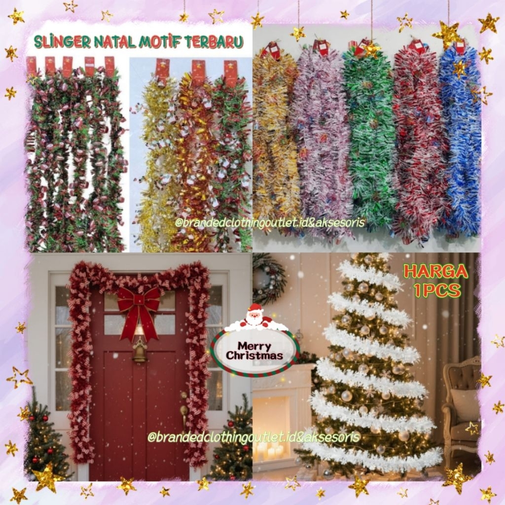 Jual Christmas Tree Tinsel Terlengkap & Harga Terbaru Mei 2026 | Shopee ...