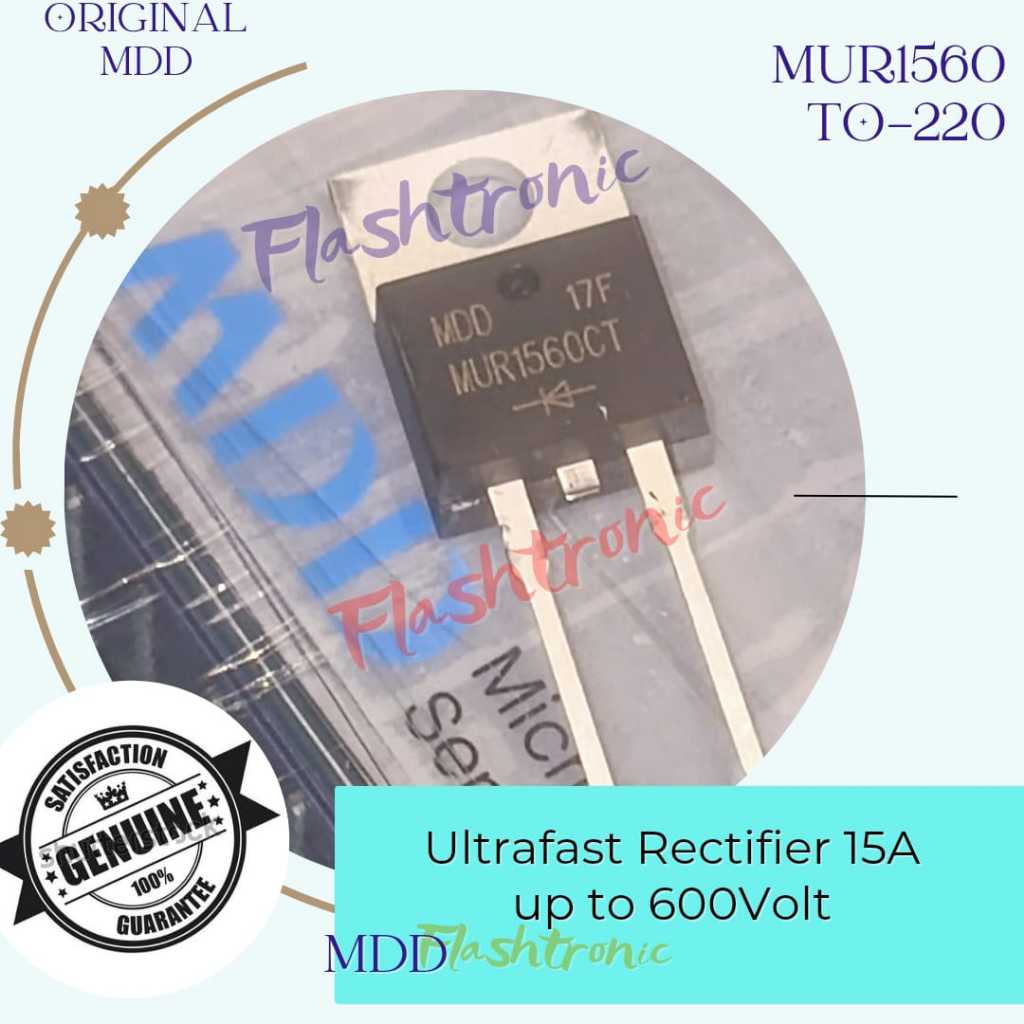 Jual MUR1560 TO-220 DIODE 15 A 600V | Shopee Indonesia