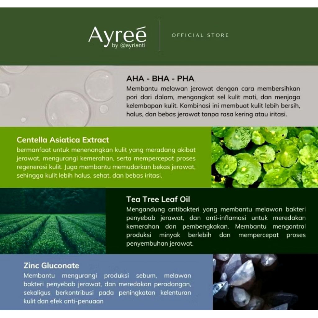 Jual Ayree Acne Care Serum | Shopee Indonesia