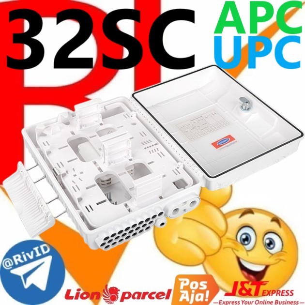 Jual ODP 32 core Kosongan SC APC UPC FAT Lengkap 32c Insert Box PLC ...