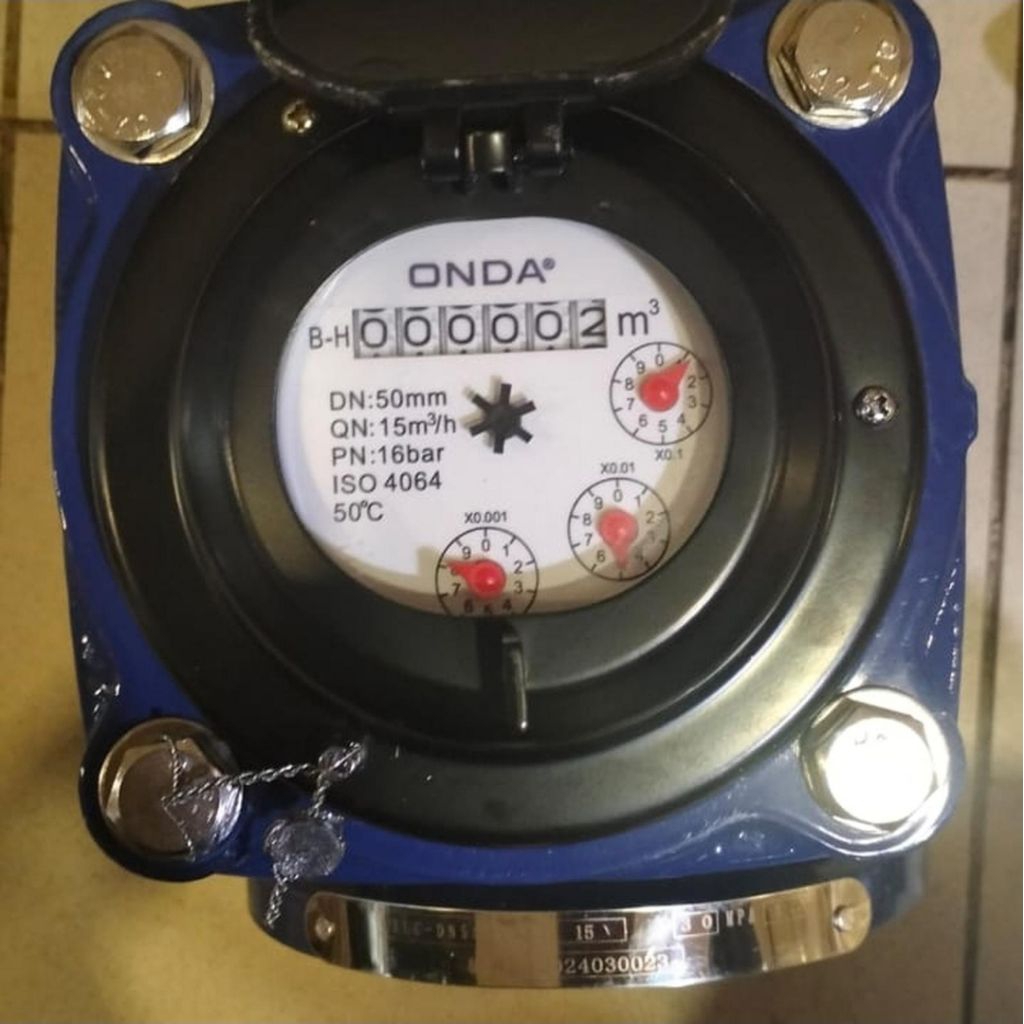 Jual Water Meter ONDA 2 Inch DN 50mm/Meteran Air Bersih ONDA Size 2 ...