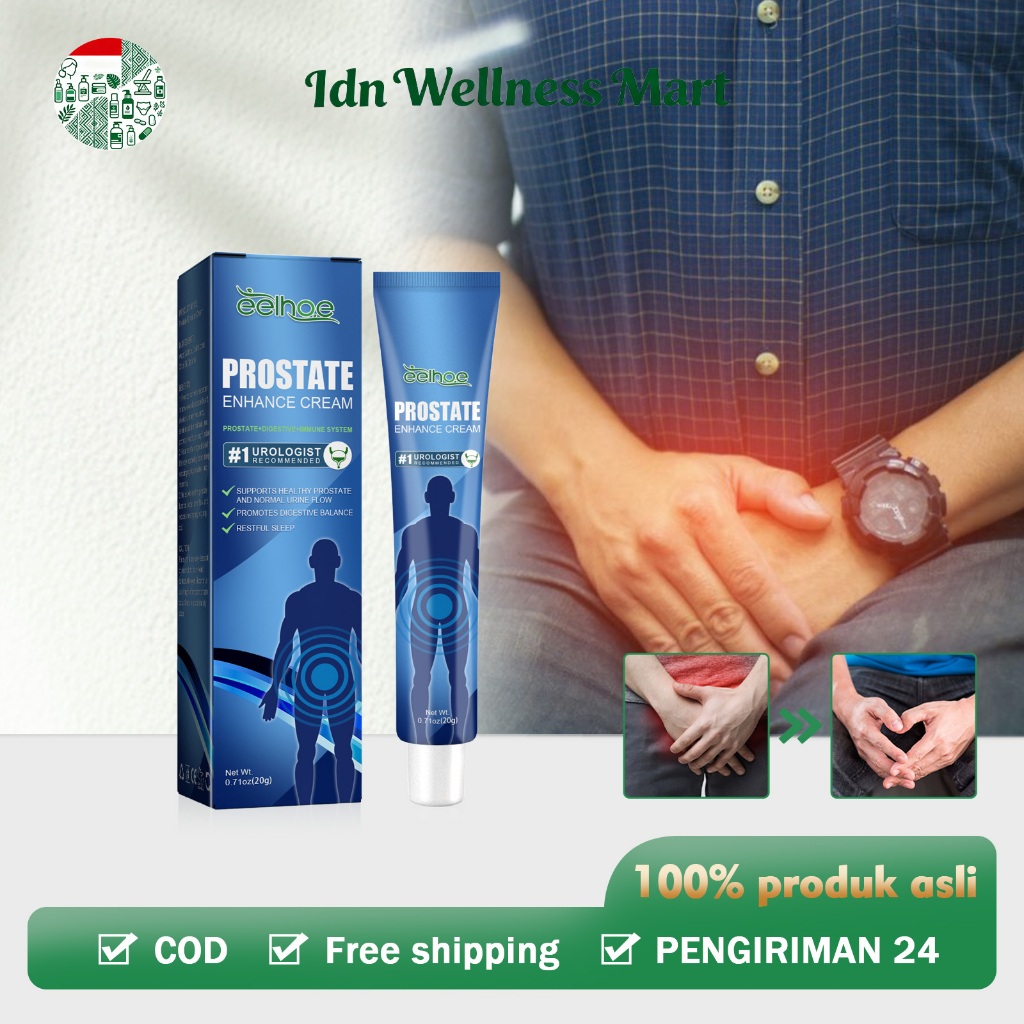 Jual EELHOE Prostate Enhance Cream 20g Gel Herbal Bantu Jaga Kesehatan ...