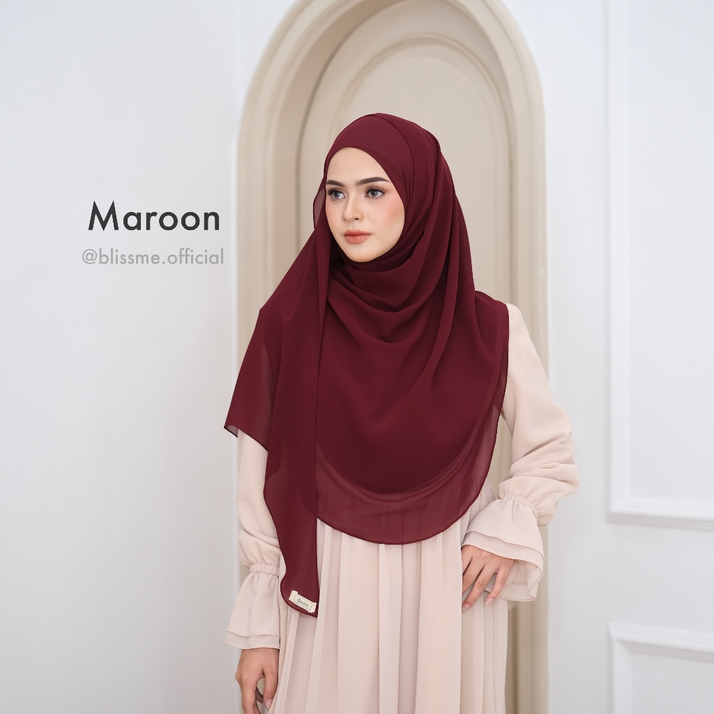 Aurea Pashmina Instan Ceruty Oval Syar’I Nyaman
