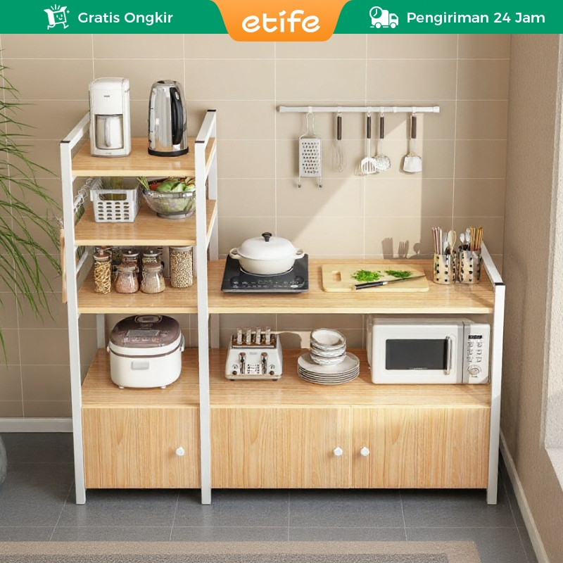 E-TIFE Rak Dapur / Rak Kompor / Rak Oven / Kitchen Rack / Ra