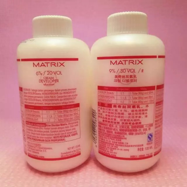Jual Matrix Oxydant Developer Peroxide / Campuran Semir Pewarna Rambut ...