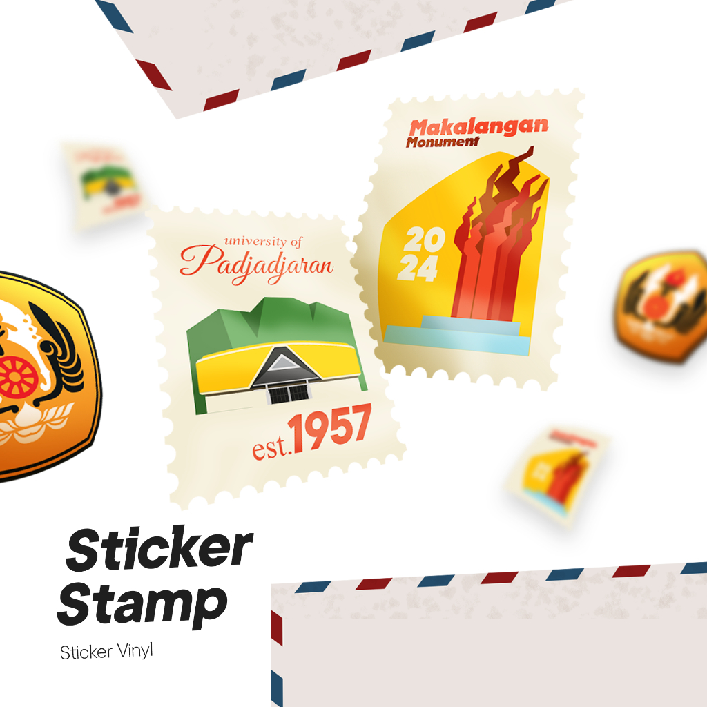 Jual Sticker Pack A6 – Universitas Padjadjaran | Stamp Series | Vinyl ...