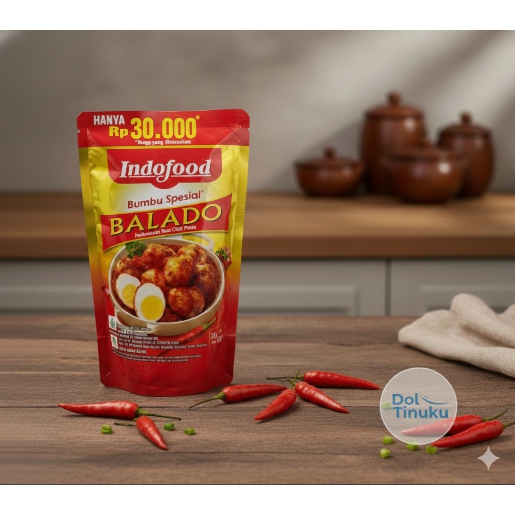 Jual BUMBU SAMBAL BALADO INDOFOOD 600gr (setiap pembelian 1pcs free ...