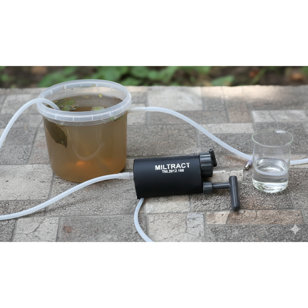 Jual Penjernih Air- Filter Air Miltract Mini Water Filter Purifier TNI ...
