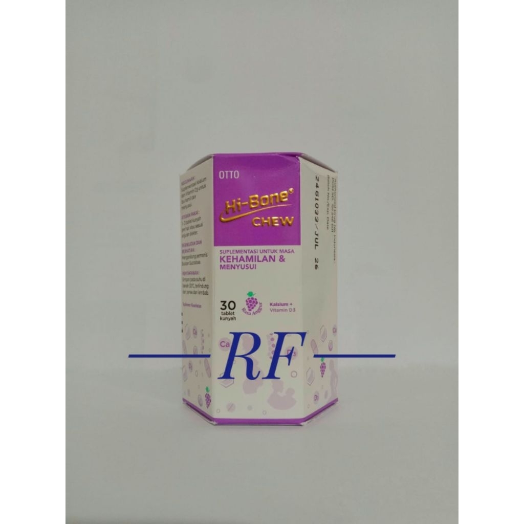 Jual Hi Bone atau hibone Active Chewable Tab isi 30 Rasa Anggur (Otto ...