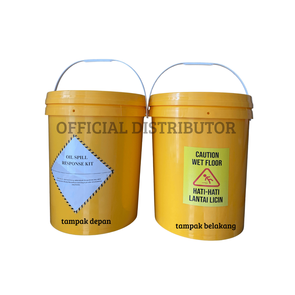 Jual Oil Spill Kit 10 20 Liter Pail Kuning SPBU Lengkap | Shopee Indonesia