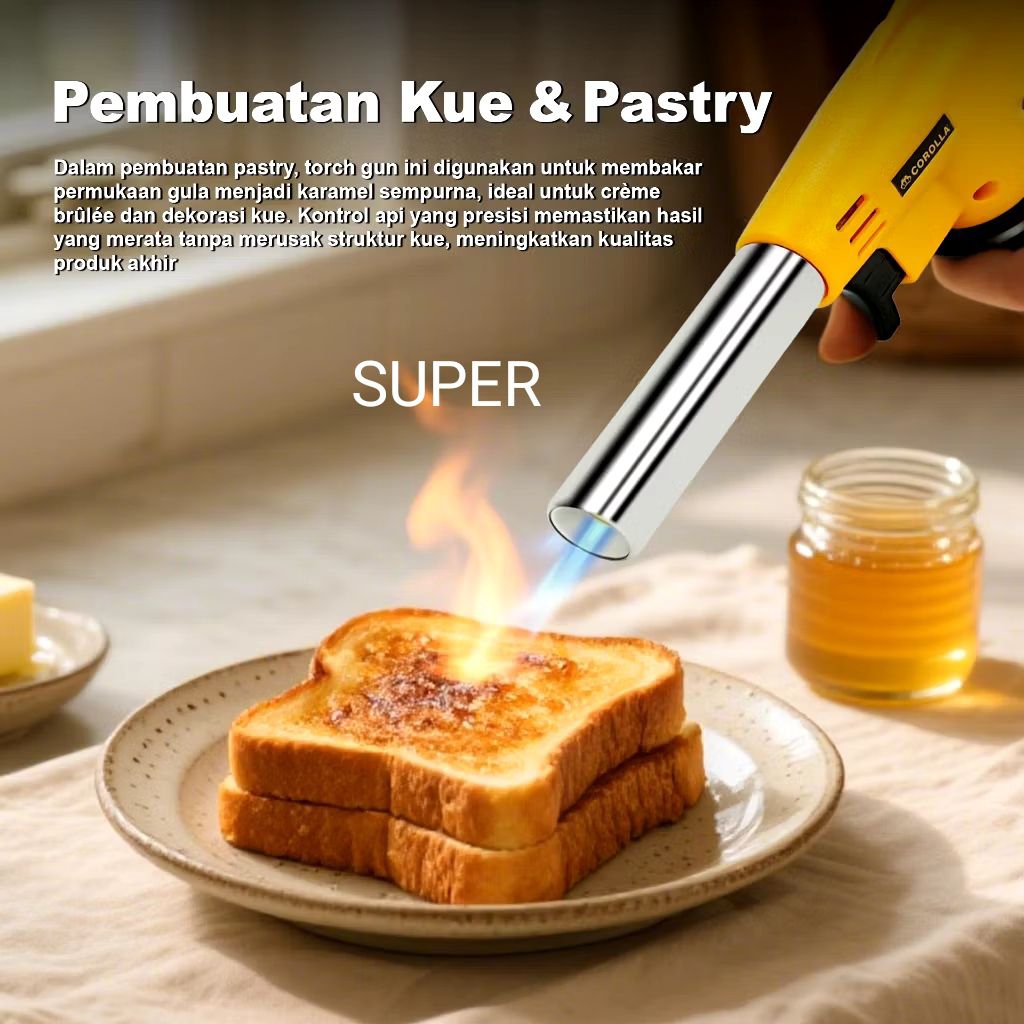 Jual Flame gun bakar roti daging ikan keju serbaguna | Shopee Indonesia
