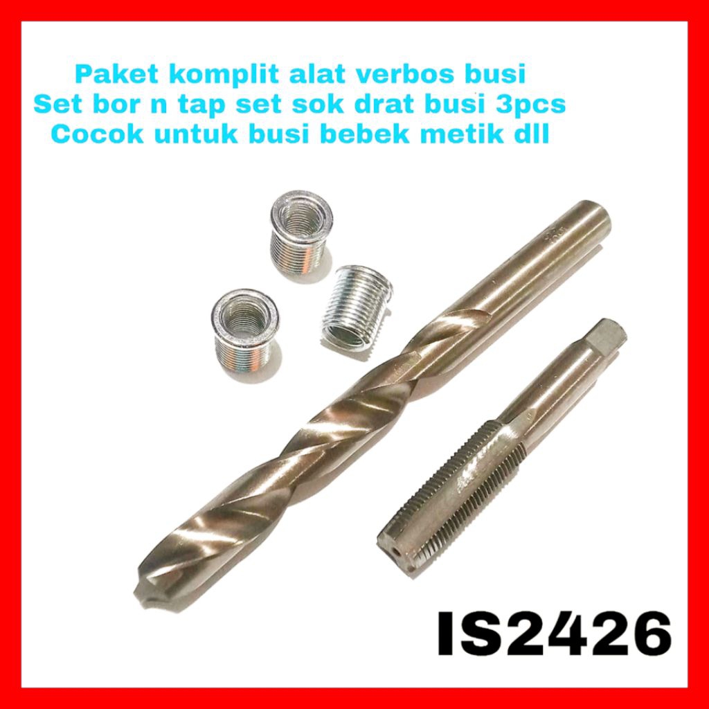 Jual 1set paket verbos busi motor bebek n metik komplit mata tap mata ...