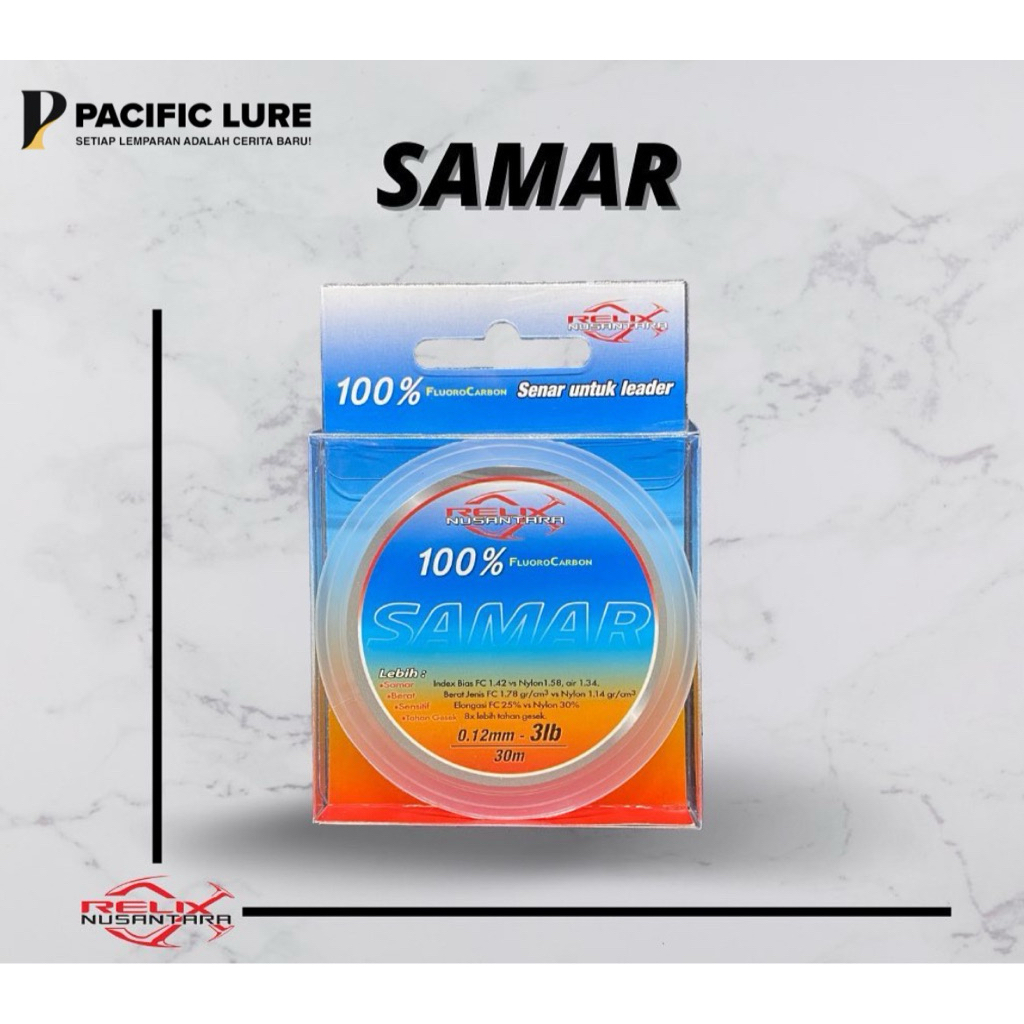 Jual Senar Leader Pancing Relix Nusantara SAMAR 100% Fluorocarbon ...