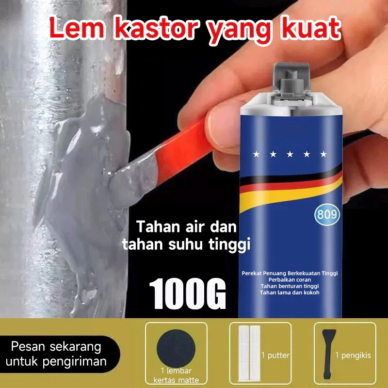Jual COD 100g Lem AB Besi Super Kuat Tahan Panas Kafuter Lem Perekat ...