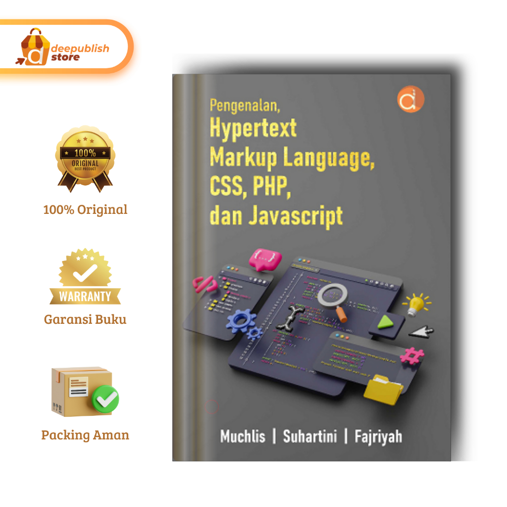 Jual Deepublish | Buku Pengenalan, Hypertext Markup Language, CSS, PHP ...