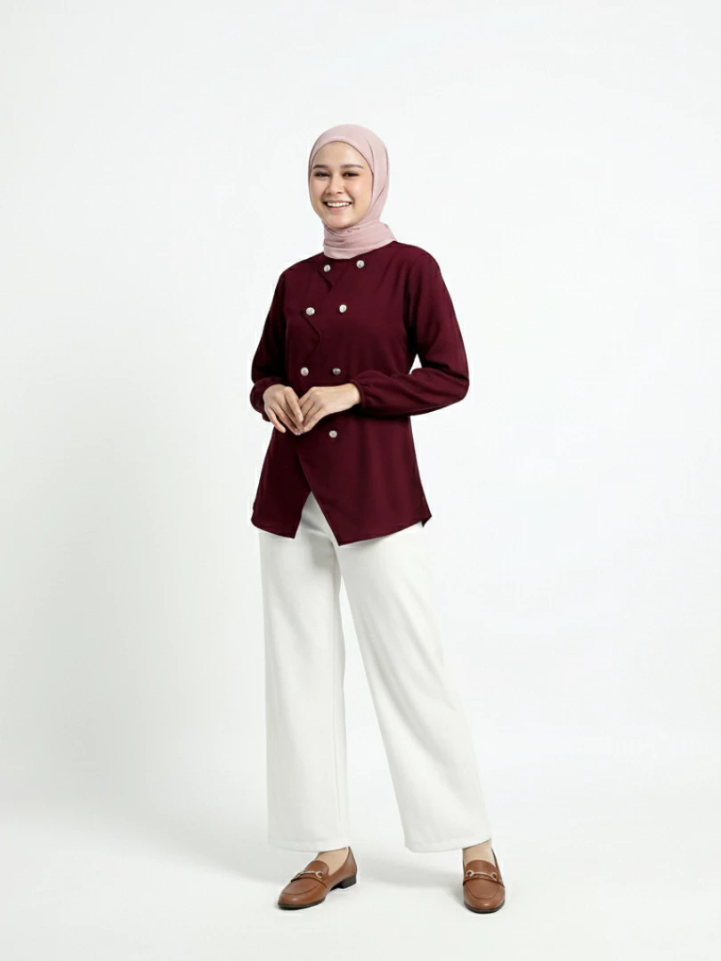 Model Blouse Korea CILILY