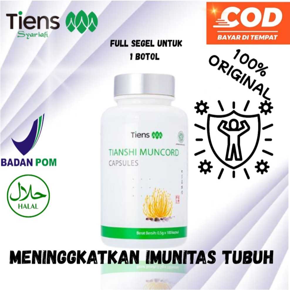 Jual Muncord Tiens 50 Kapsul Original Tianshi Munchord Muncrod ...