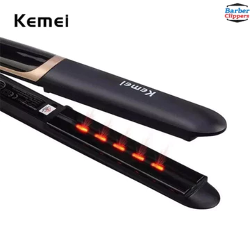 KEMEI KM 2219 Catokan Rambut 2 IN 1 Professional Infrared 2in1 Lurus Dan Curly