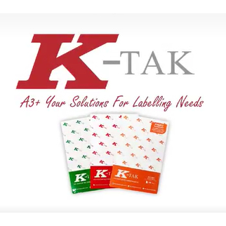 Jual Kertas Sticker Vinyl Laser KTAK |K-TAK | Sticker Polos | Shopee ...