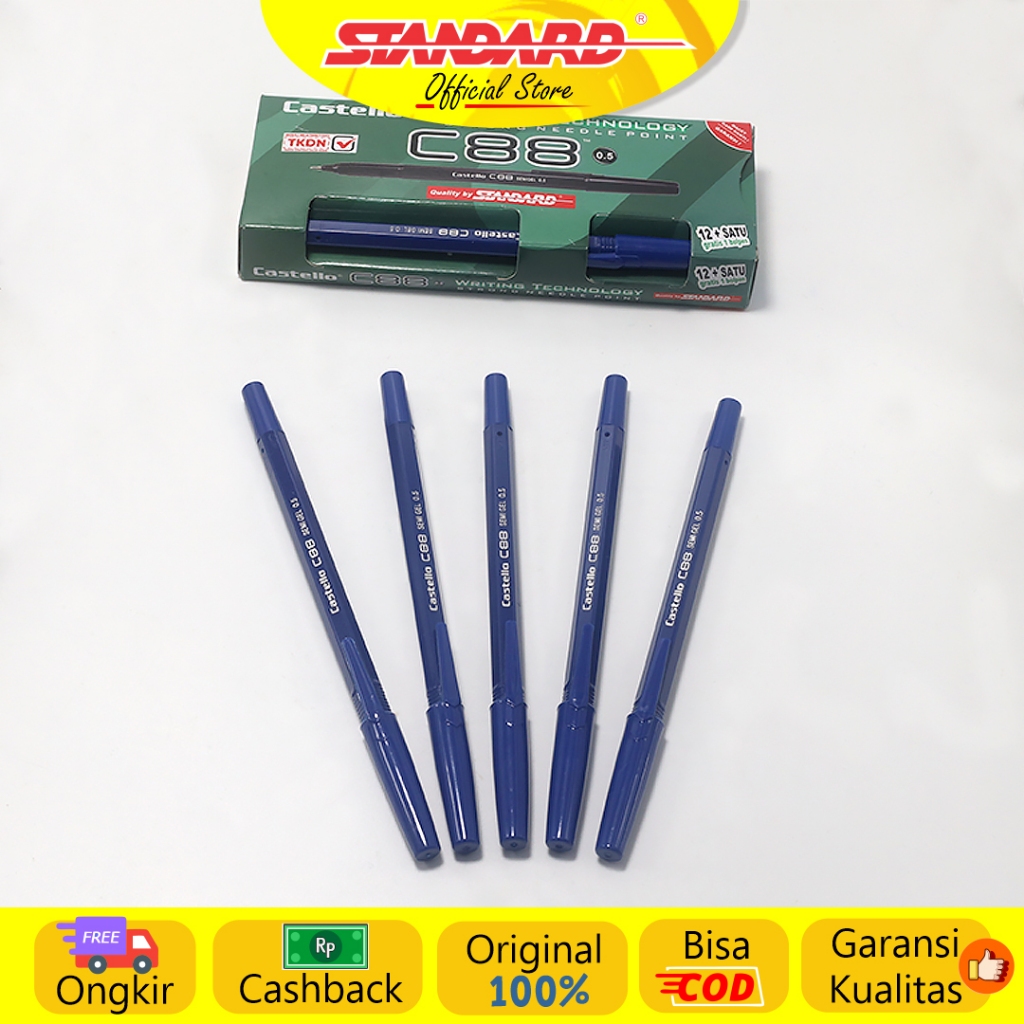 Standard - Pulpen AE7 C88 0.5 ( Alat Tulis / Pen / Ballpoint / Pena ) (8)