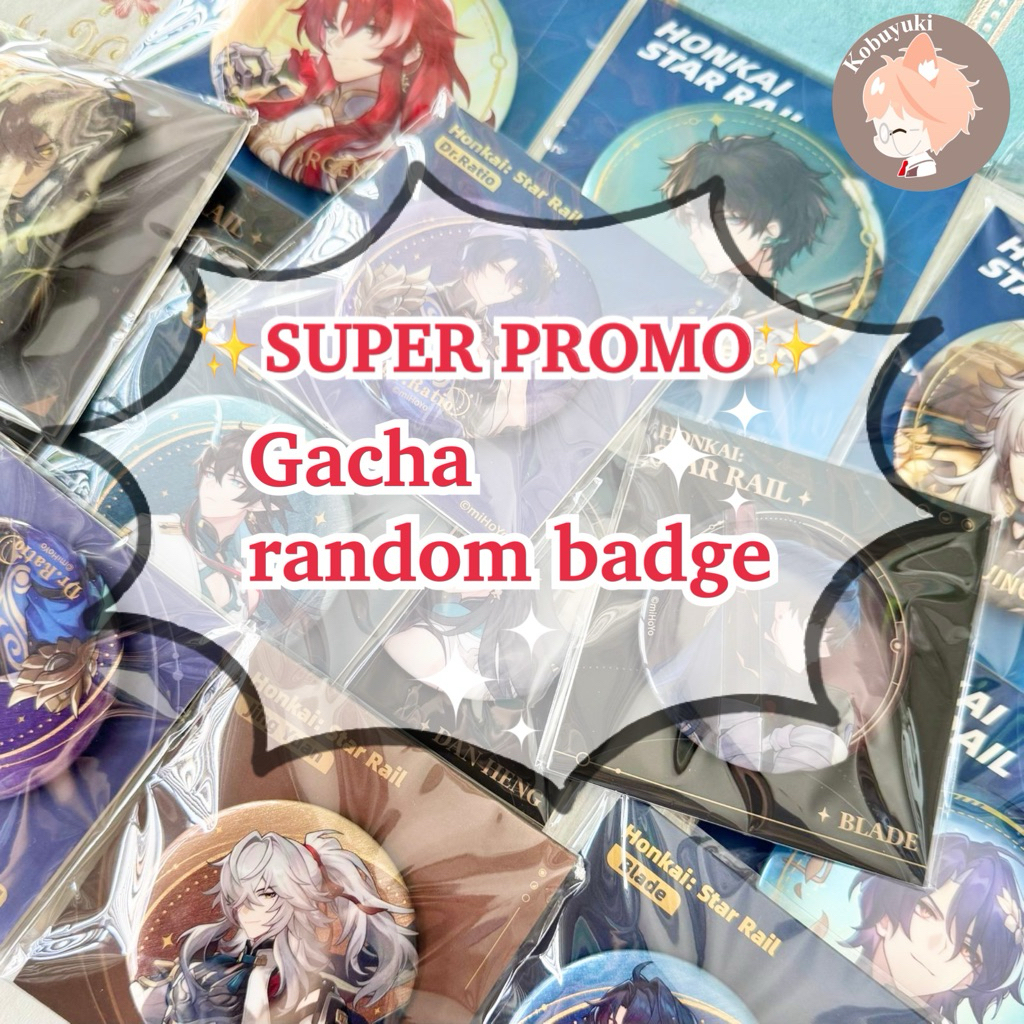 Jual [SUPER PROMO] Gacha random badge pin HSR Honkaistarrail star rail ...