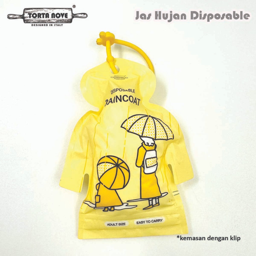 Jas hujan disposable anak dewasa Lipat Poncho Ponco Sekali Pakai Raincoat  travel kecil gantung