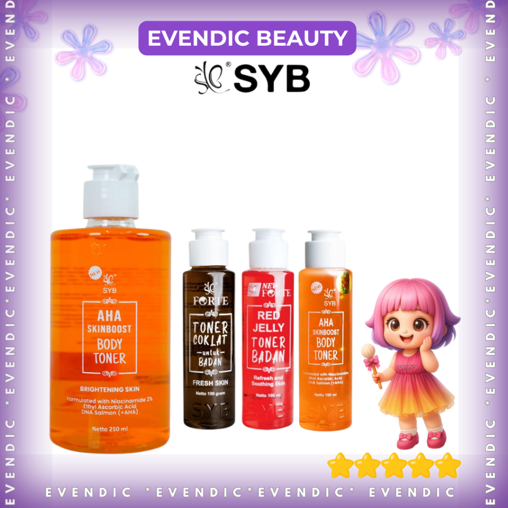 Jual Toner Badan Coklat SYB Forte Original / Red Jelly Toner Badan SYB ...