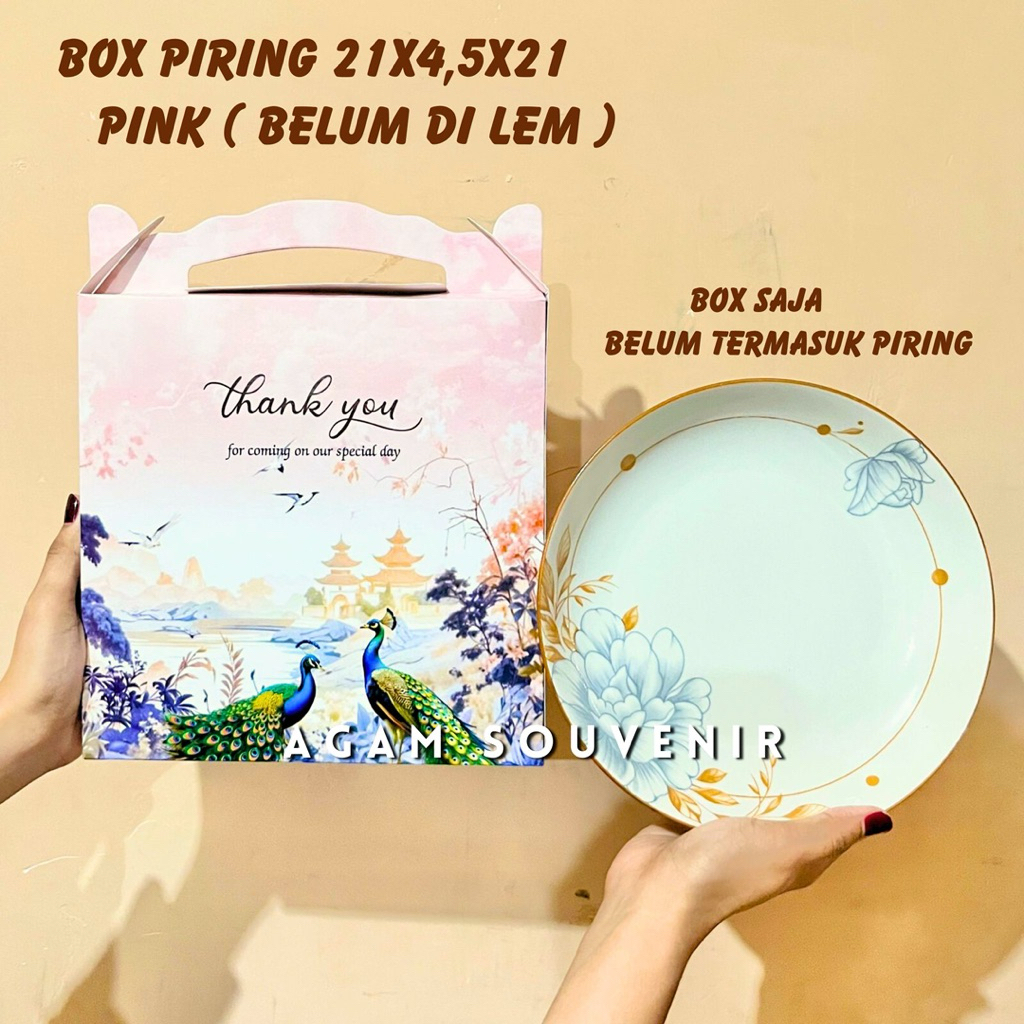 Jual ( minimal 100 ) BOX PIRING 21x4x21 untuk piring 8” atau piring ...