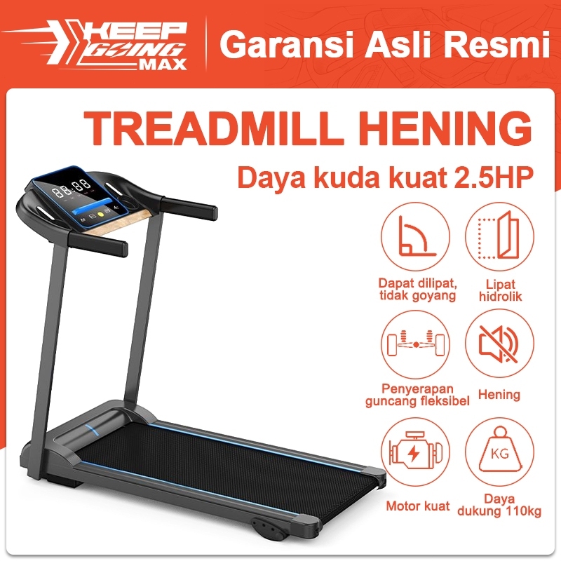 Jual Keep Going Max -Treadmill Elektrik Tredmil Listrik 2.5 HP Mesin ...