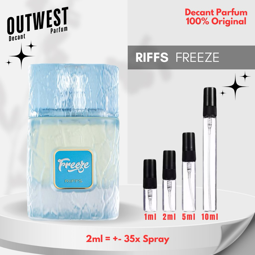 Jual Decant Riffs Freeze Extrait De Parfum for Unisex | Shopee Indonesia
