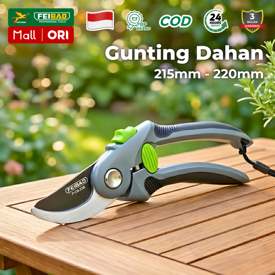 Jual FEIBAO Gunting Ranting Dahan Ukuran Lengkap - Alat Pangkas Tajam ...