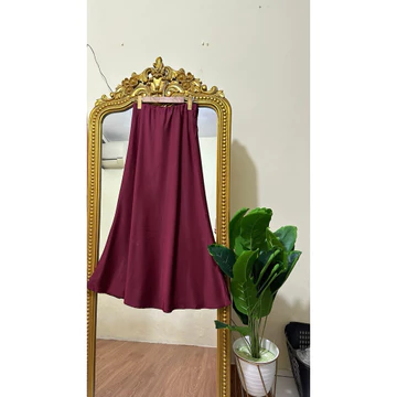 Rok Satin Silk Duyung Premium Rok Wanita