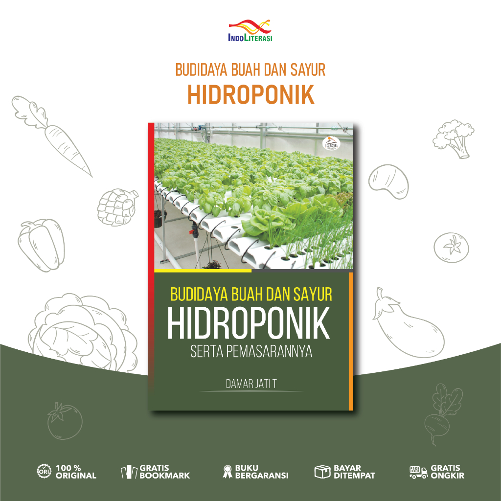 Buku Budidaya Buah dan Sayur Hidroponik Serta Pemasarannya