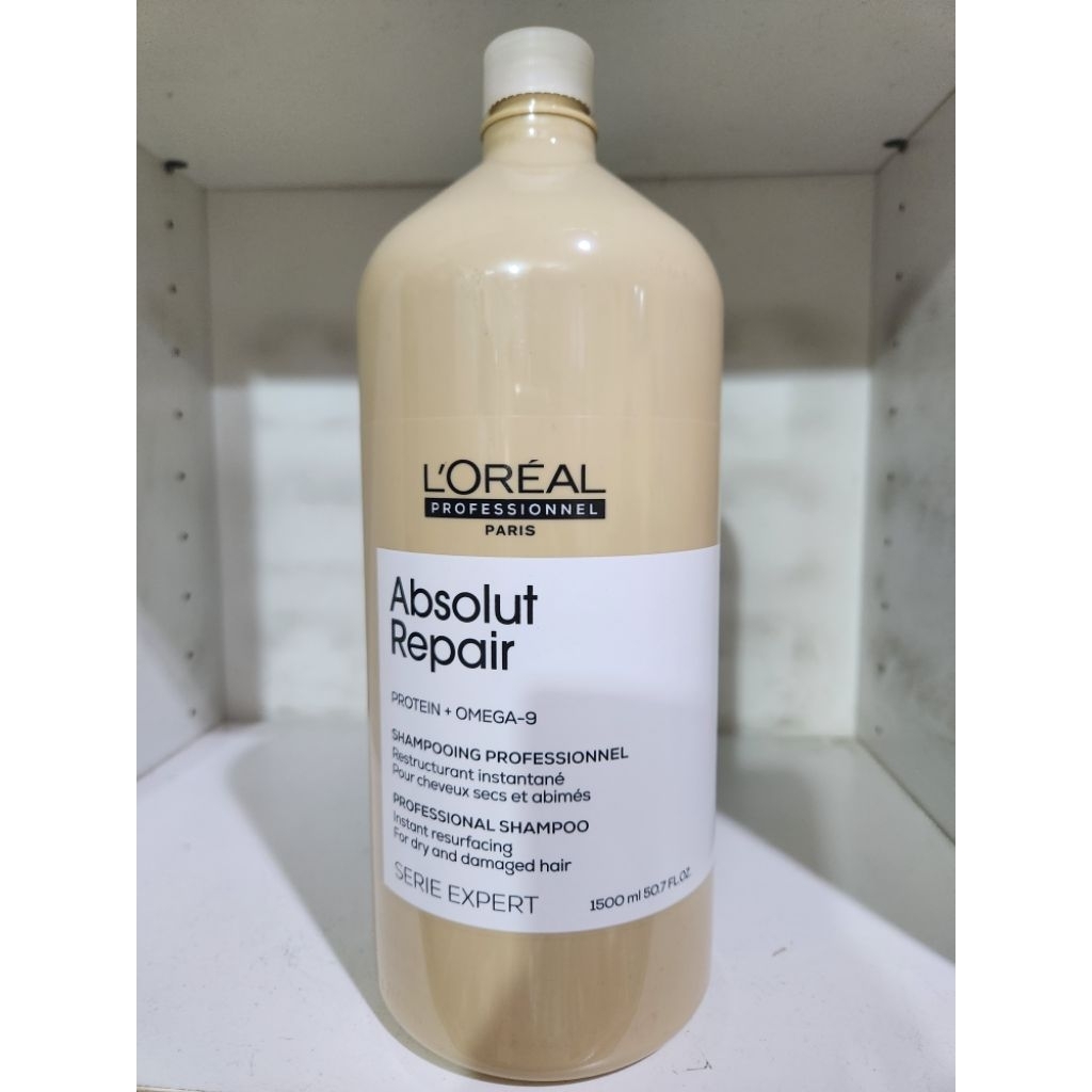 LOREAL SERIE EXPERT ABSOLUT REPAIR SHAMPOO 1500 ml ( PROTEIN + OMEGA - 9 )