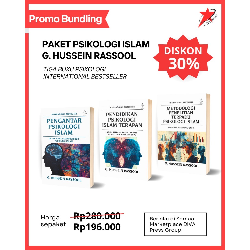 Jual IRCiSoD Paket Buku Psikologi Islam G. Hussein Rassool: Pengantar ...