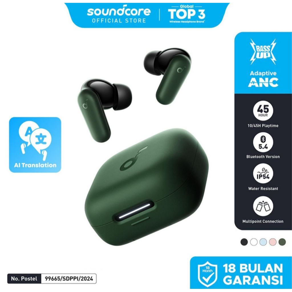 Jual Soundcore by Anker R50i ANC Adaptive Noice canceling headset ...