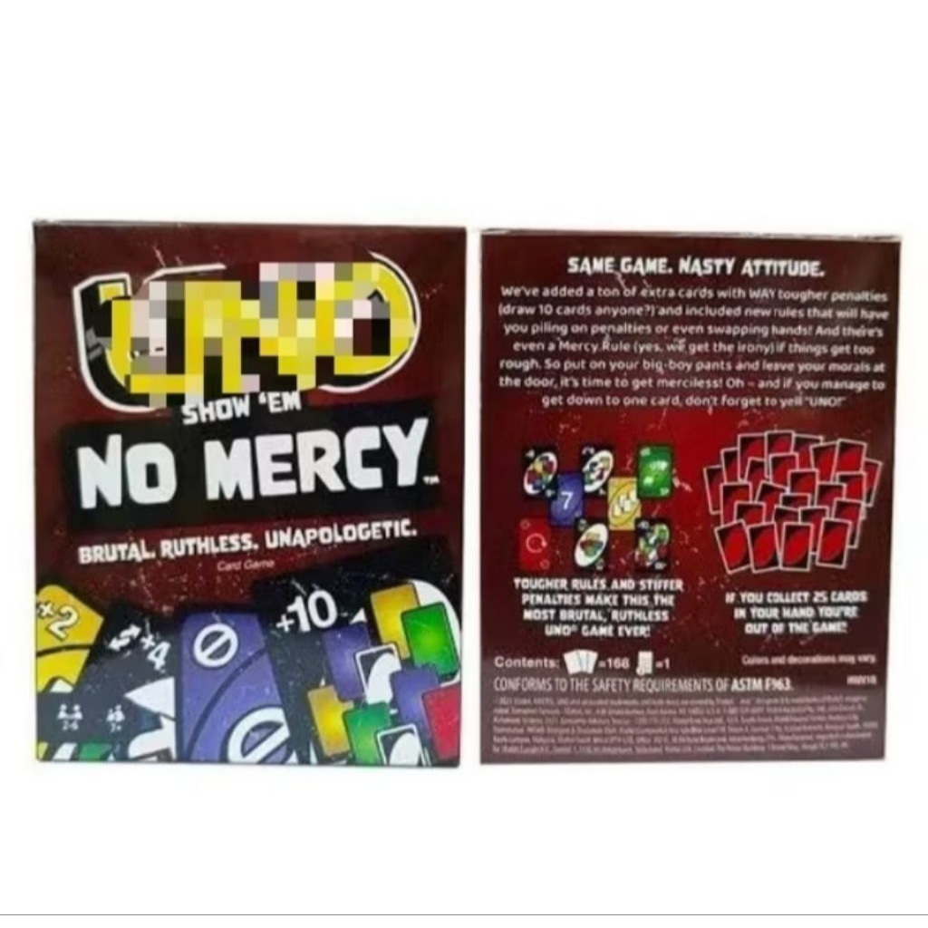 Jual Kartu permainan keluarga | Unoo0 no mercy viral | Unoo Merah ...
