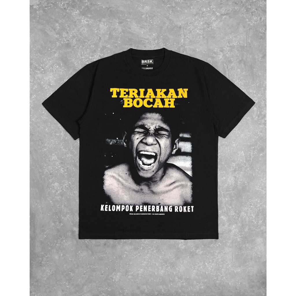 Jual Kelompok Penerbang Roket - Teriakan Bocah | Tshirt (Black ...