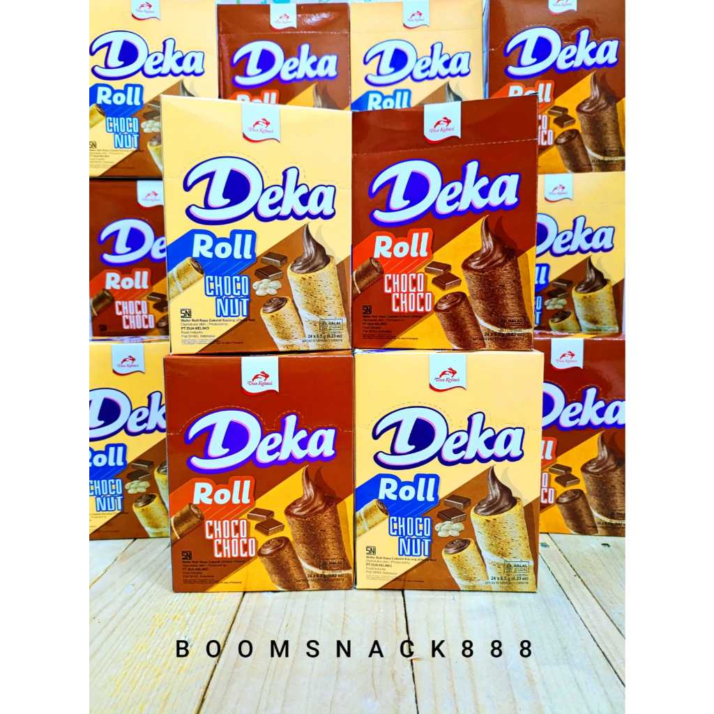 Jual BOX - Deka Wafer Rolls2 isi 24pcs | Shopee Indonesia