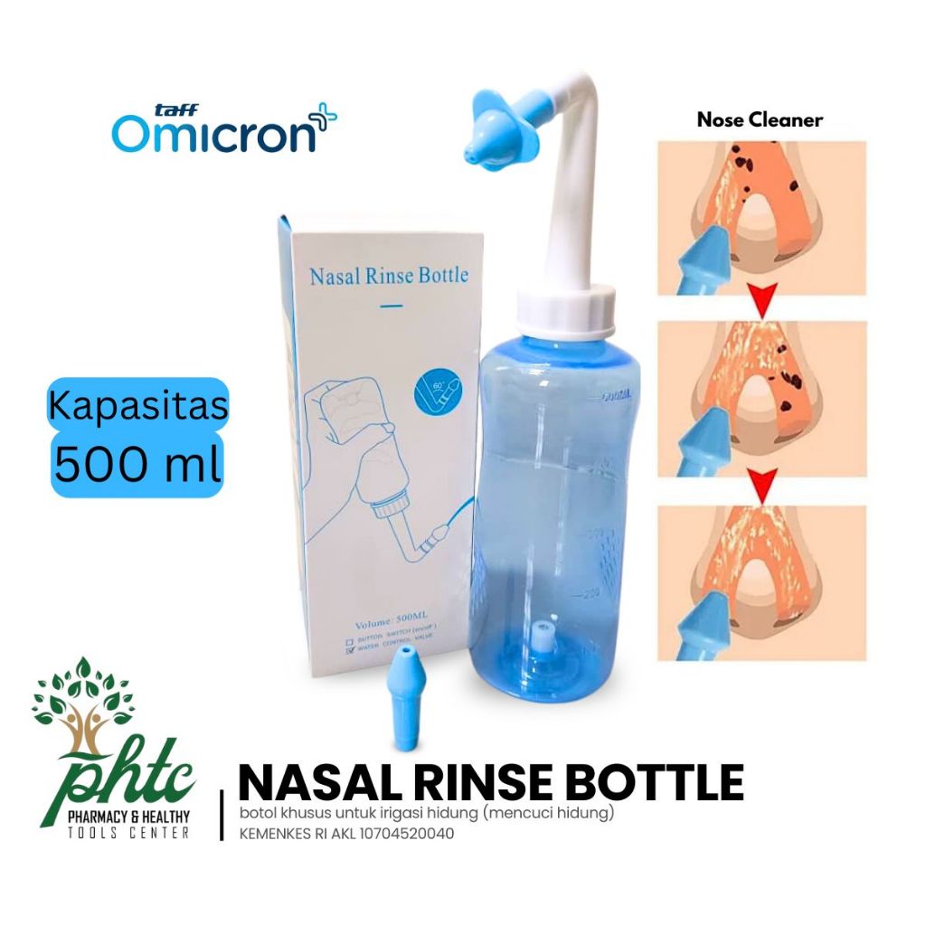 Jual Nasal Rinse Bottle 500ml l Botol Cuci Hidung 500 ml l Alat Pencuci ...
