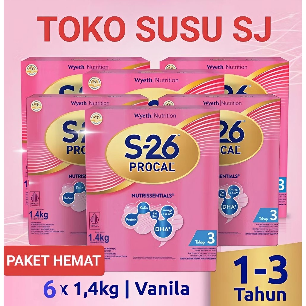 Jual S26 PROCAL REGULER TAHAP 3 1400 GRAM/1400gr/1,4kg | Shopee Indonesia