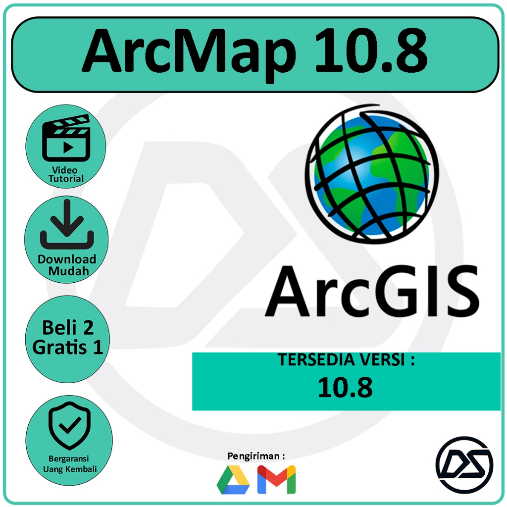 Jual Arcgis 10.8 Arcmap Full Version permanen | Shopee Indonesia