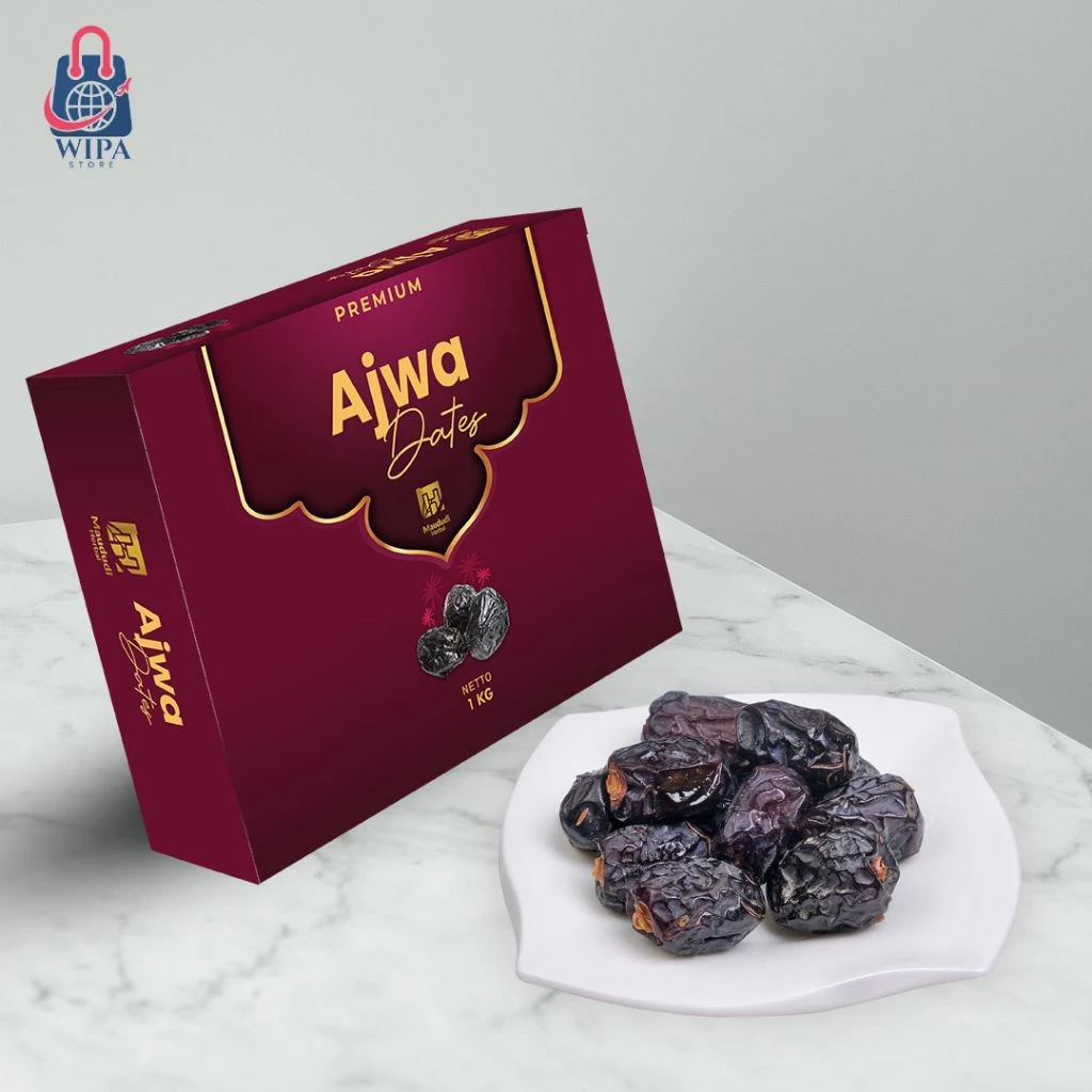 Paket Hampers Lebaran Kurma Ajwa 1kg Mewah untuk Keluarga