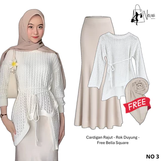 Setelan Wanita 3in1 Aesthetic Pantai Chic