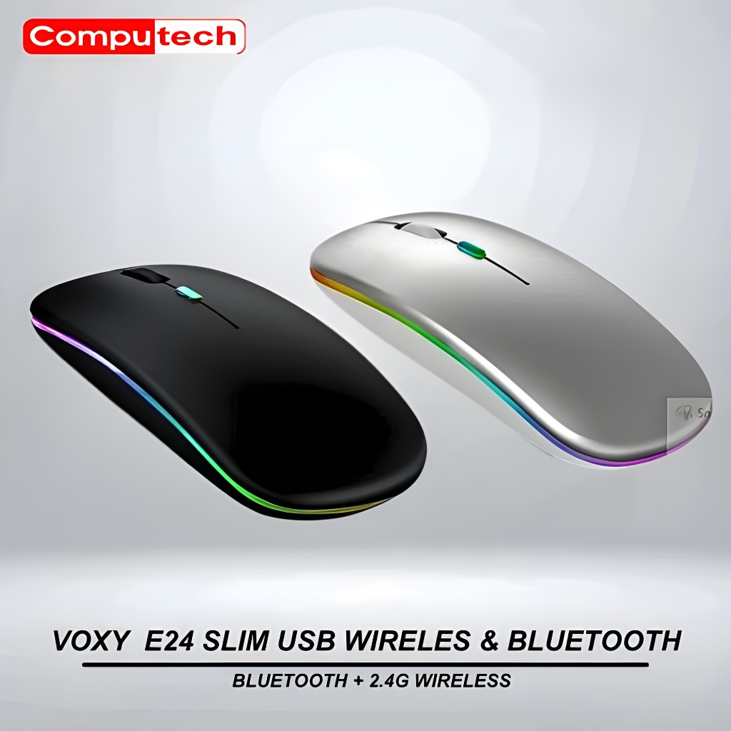 Jual VOXY MOUSE DUAL CONNECTION E24 SLIM SILENT KLIK | Shopee Indonesia