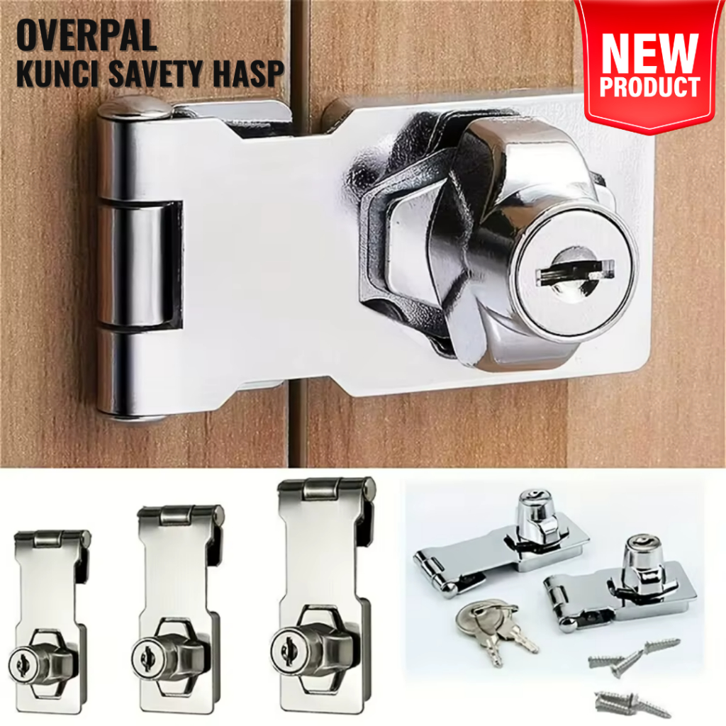 Jual Haps Lock 2.5/3/4 Inch Stainless Tebal/Verpal Grendel Kunci ...