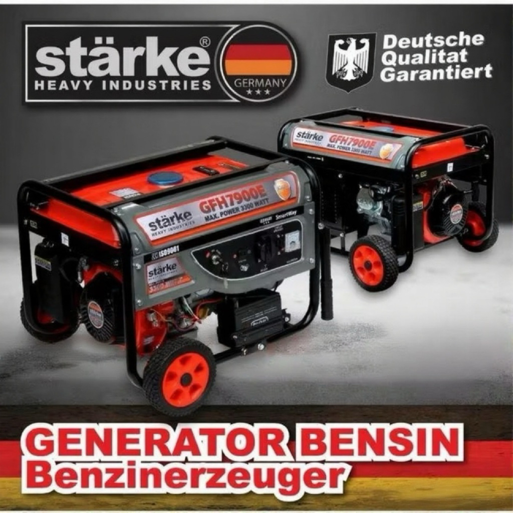 Jual Mesin genset bensin 3300watt Generator set GFH 7900 STARKE GFH7900 ...