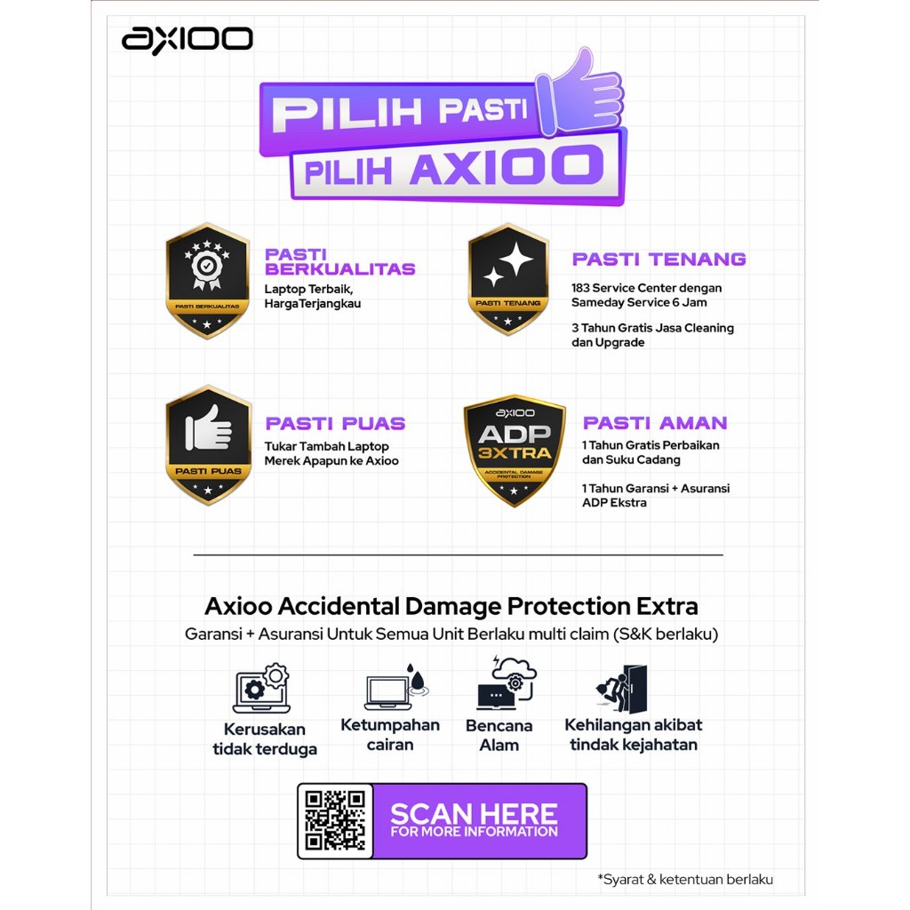 Jual Laptop Axioo Hype-R 3 Core i3-1215 RAM 12GB 1TB SSD Windows 11 ...